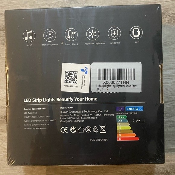 NEW Led Strip Lights with App, Music Sync, Color Changing (2rolls of 50ft) - Picture 4 of 8